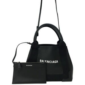 Balenciaga Navy Blue Cabas XS Bag